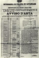 fig.1 - Bando D'Asta per l'alienazione dello stabilimento metallurgico di Mongiana (ACSB).