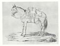 fig.29 - Sistema di trasporto di bocca da fuoco di piccolo calibro. Da C.Filangieri Le artiglierie napoletane nel 1841 disegnate per comando di S.M. il Re Ferdinando II ad uso degli arsenali e delle fonderie del Regno delle Due Sicilie. Napoli, 1841.